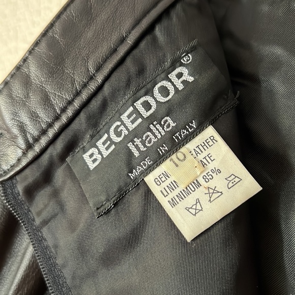 Begedor Italia Leather Skirt - Picture 4 of 7